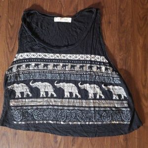 🌻 Lt closet Los Angeles tank crop top Elephant
